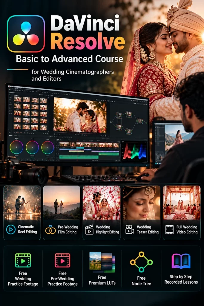 DaVinci Resolve Wedding Editing Course
