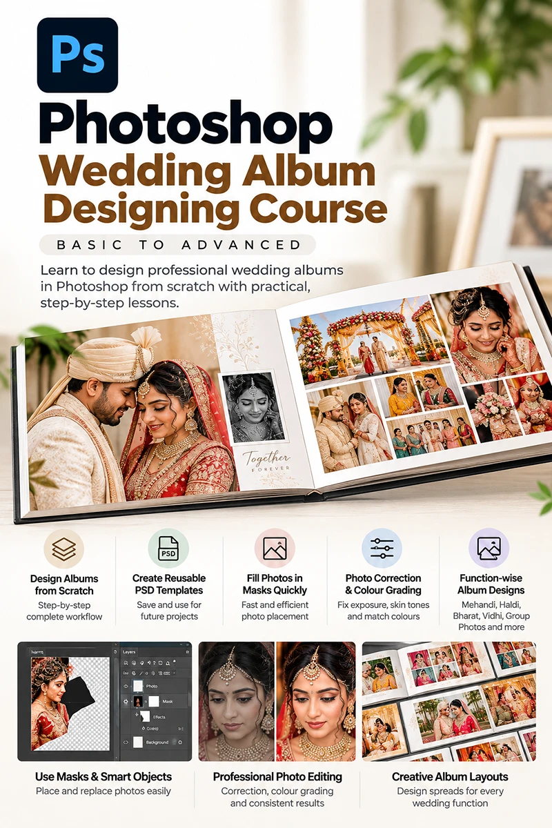 Photoshop Wedding Album Course Photoshop Wedding Album Course